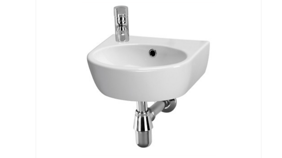 izlietne Parva ar maisītāja caurumu 40cm, kreisā, balta